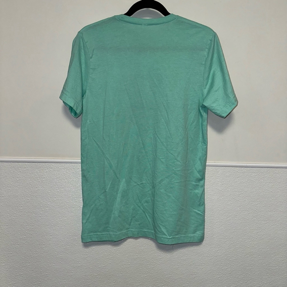 Women's Bella + Canvas T-shirt Size Medium Mint Green Extra Salty NWOT - Picture 2 of 7